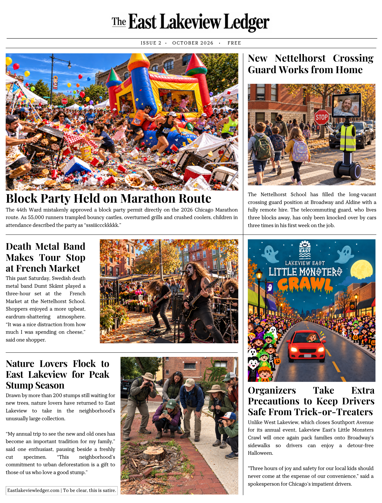 The East Lakeview Ledger, Issue 2, October 2026